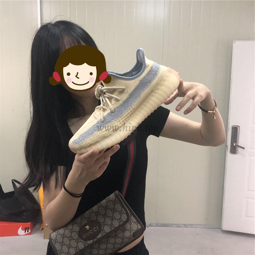 exclusive pk god yeezy 350 v2 linen3m with real premeknit from huayiyi which offer primeknit to Ad*s directly ready to ship