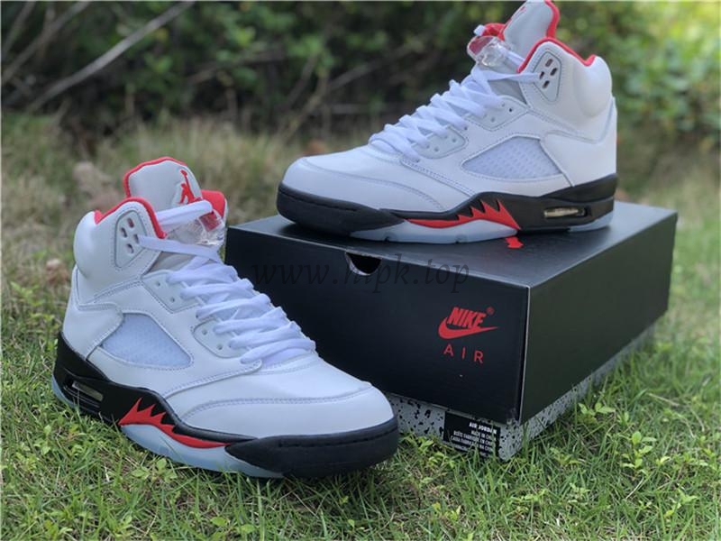 PK GOD Air Jordan 5 Fire Red retail materails ready to ship