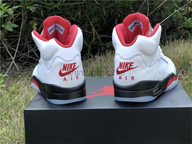 PK GOD Air Jordan 5 Fire Red retail materails ready to ship