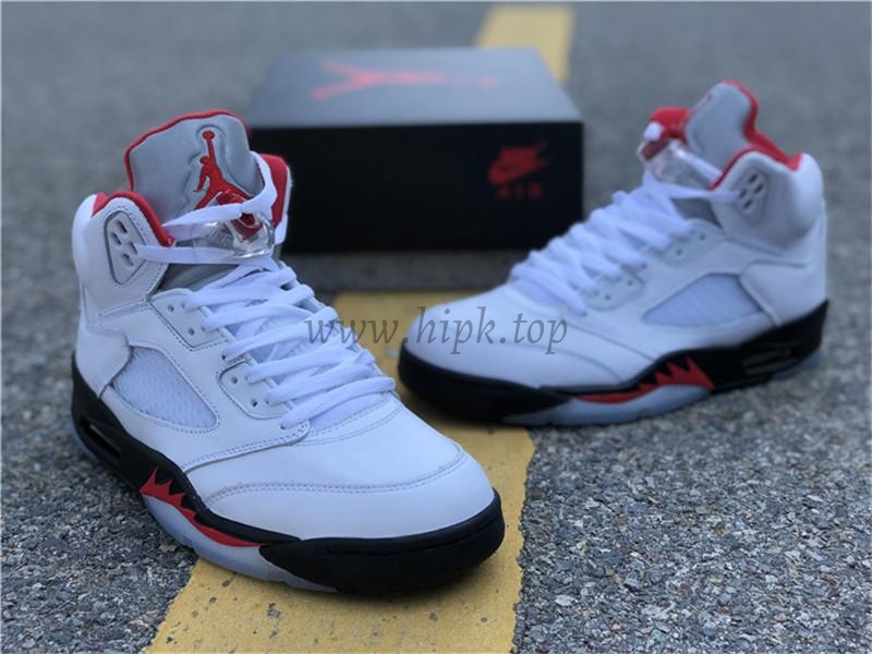 PK GOD Air Jordan 5 Fire Red retail materails ready to ship