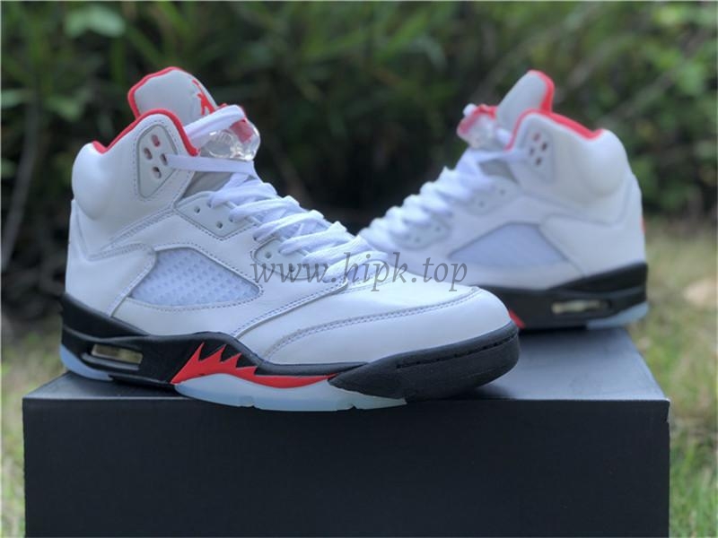 PK GOD Air Jordan 5 Fire Red retail materails ready to ship