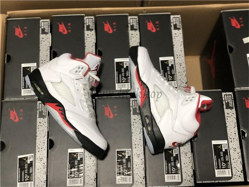 PK GOD Air Jordan 5 Fire Red retail materails ready to ship