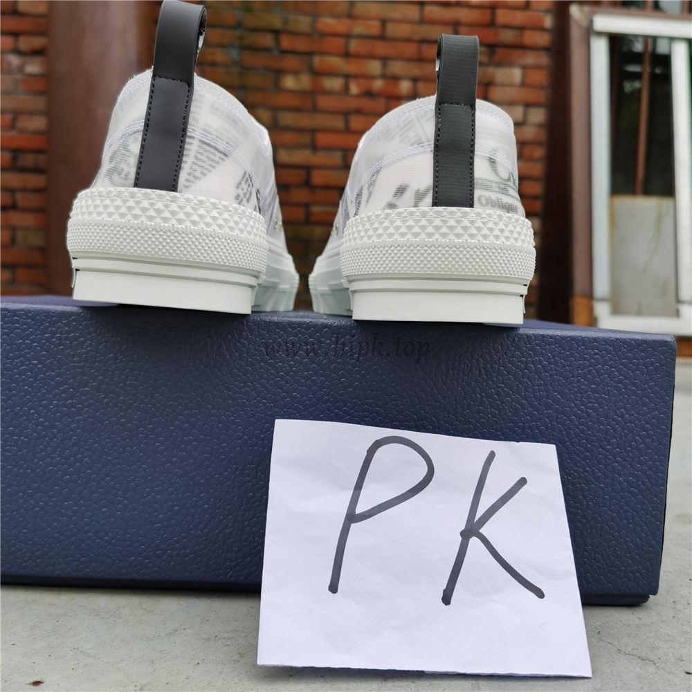 PK God Di*R retail version b23 low topWhite Canvas AND DANIEL ARSHAM Motif come with retail materials total ready to ship