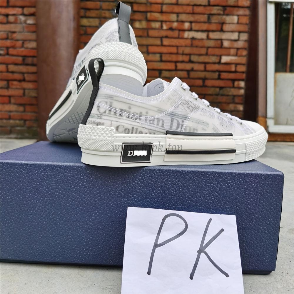 PK God Di*R retail version b23 low topWhite Canvas AND DANIEL ARSHAM Motif come with retail materials total ready to ship