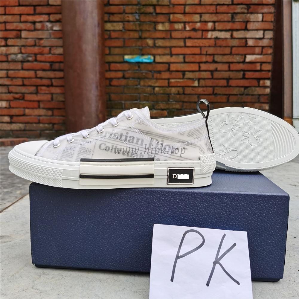 PK God Di*R retail version b23 low topWhite Canvas AND DANIEL ARSHAM Motif come with retail materials total ready to ship