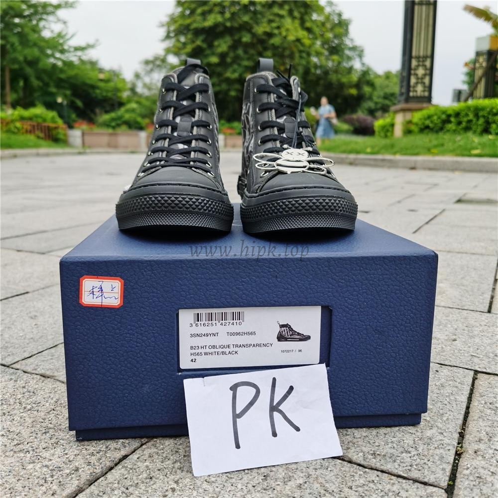 PK God Di*R retail version b23 high top Black and white come with retail materials  total ready to ship