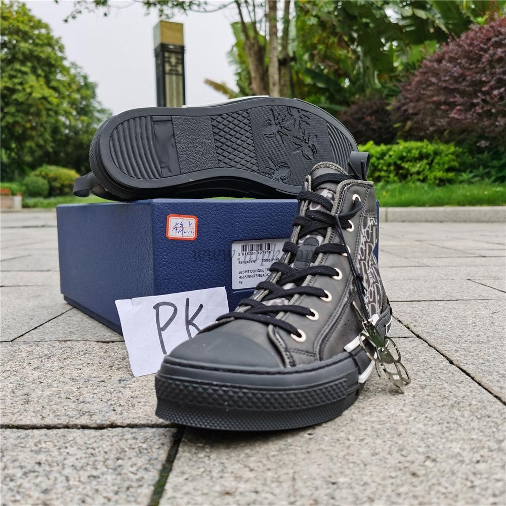 PK God Di*R retail version b23 high top Black and white come with retail materials  total ready to ship