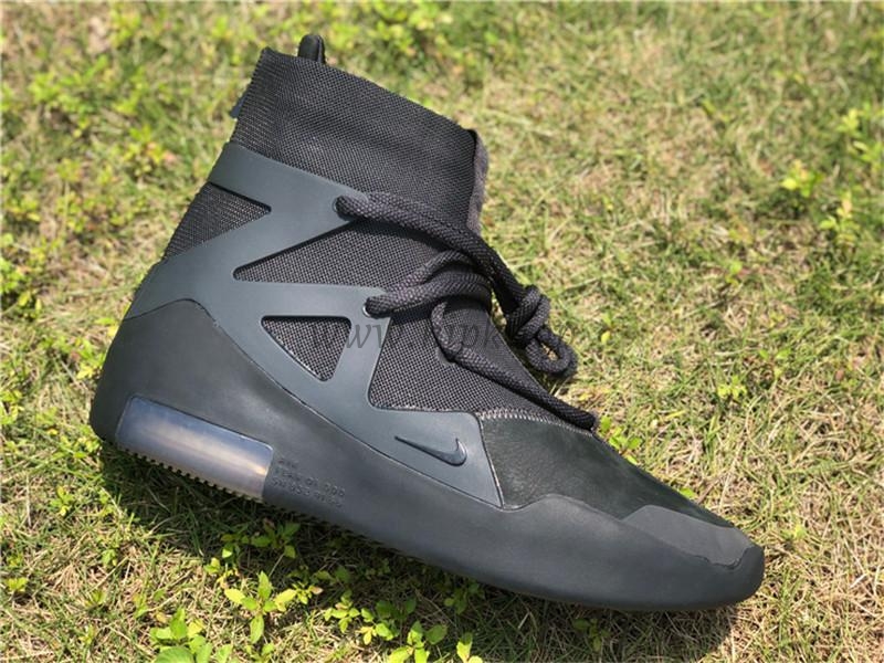 PK God Nike Air Fear of God 1 Triple Black retail materials ready to ship