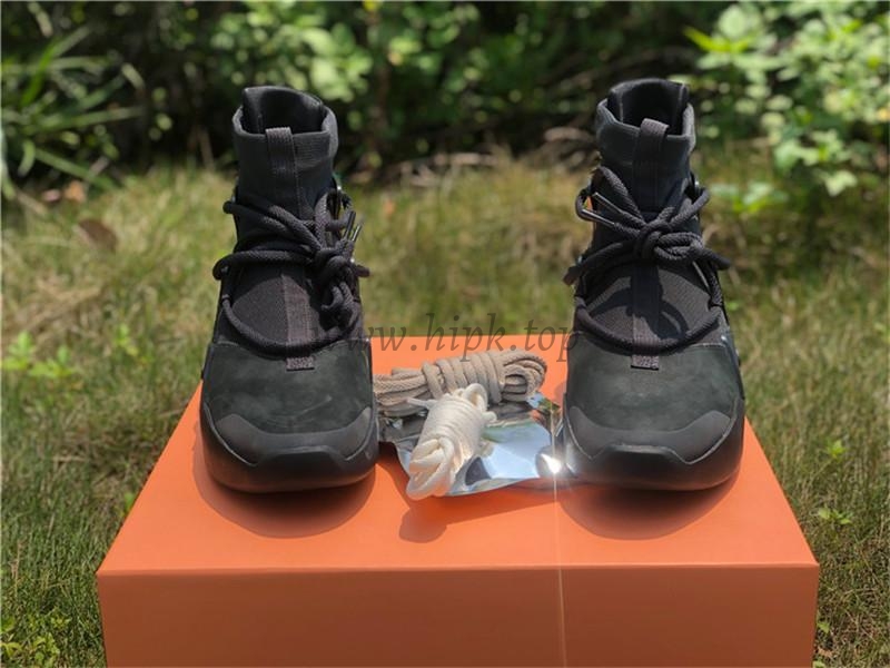 PK God Nike Air Fear of God 1 Triple Black retail materials ready to ship