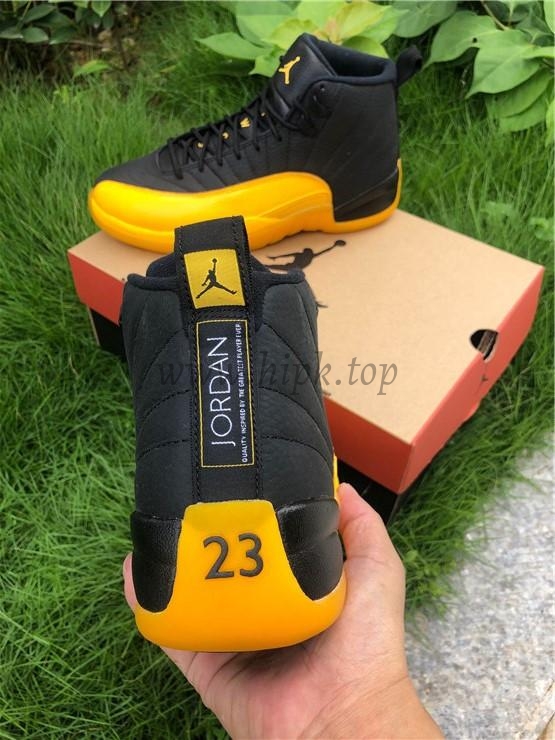 Pk God Air Jordan XII 12 university Gold retail materials ready to ship