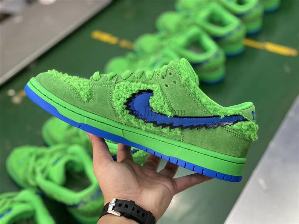 PKGOD exclusive Grateful Dead X SB dunk low pro Green bear ready to ship