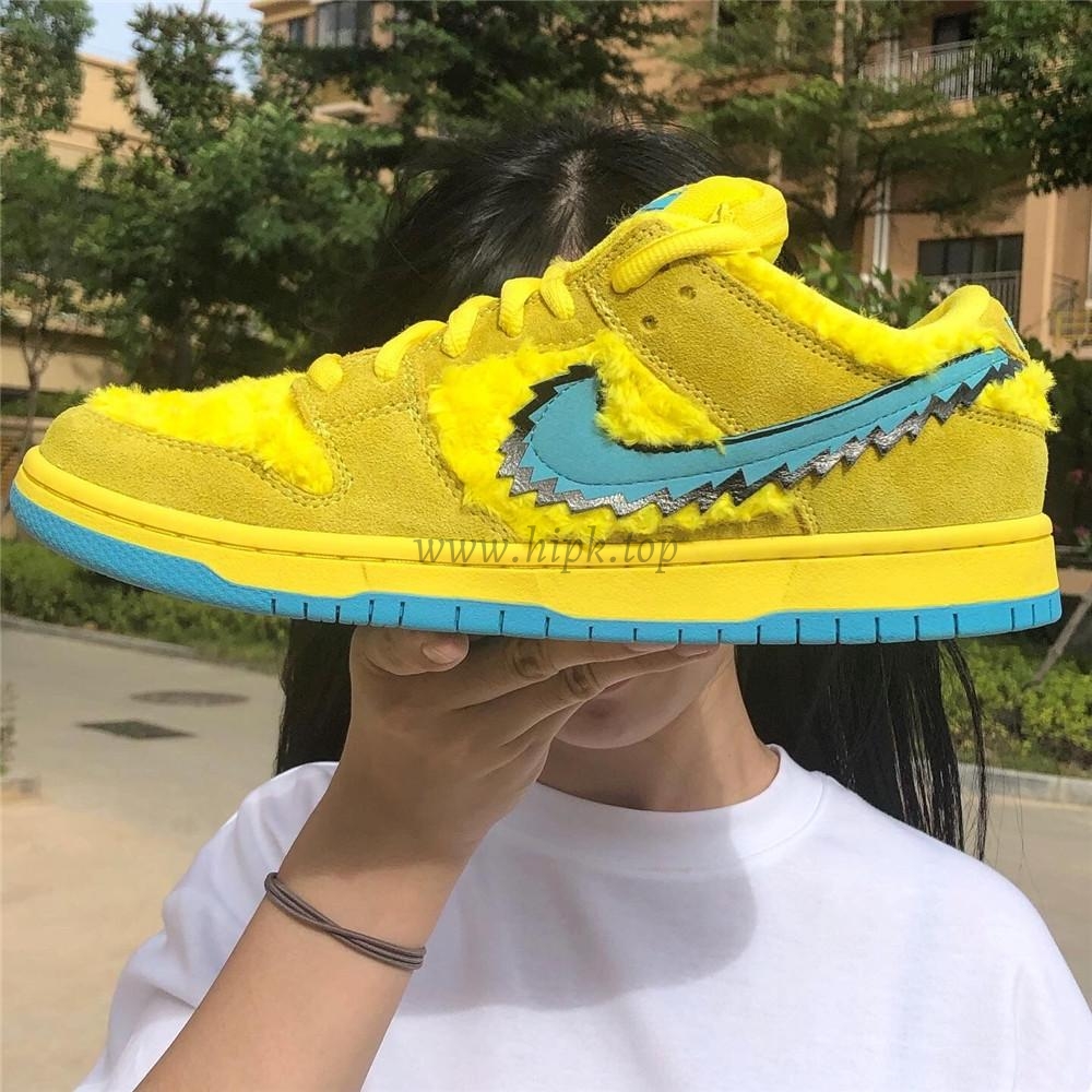 PKGOD exclusive Grateful Dead X SB dunk low pro Opti Yellow ready to ship