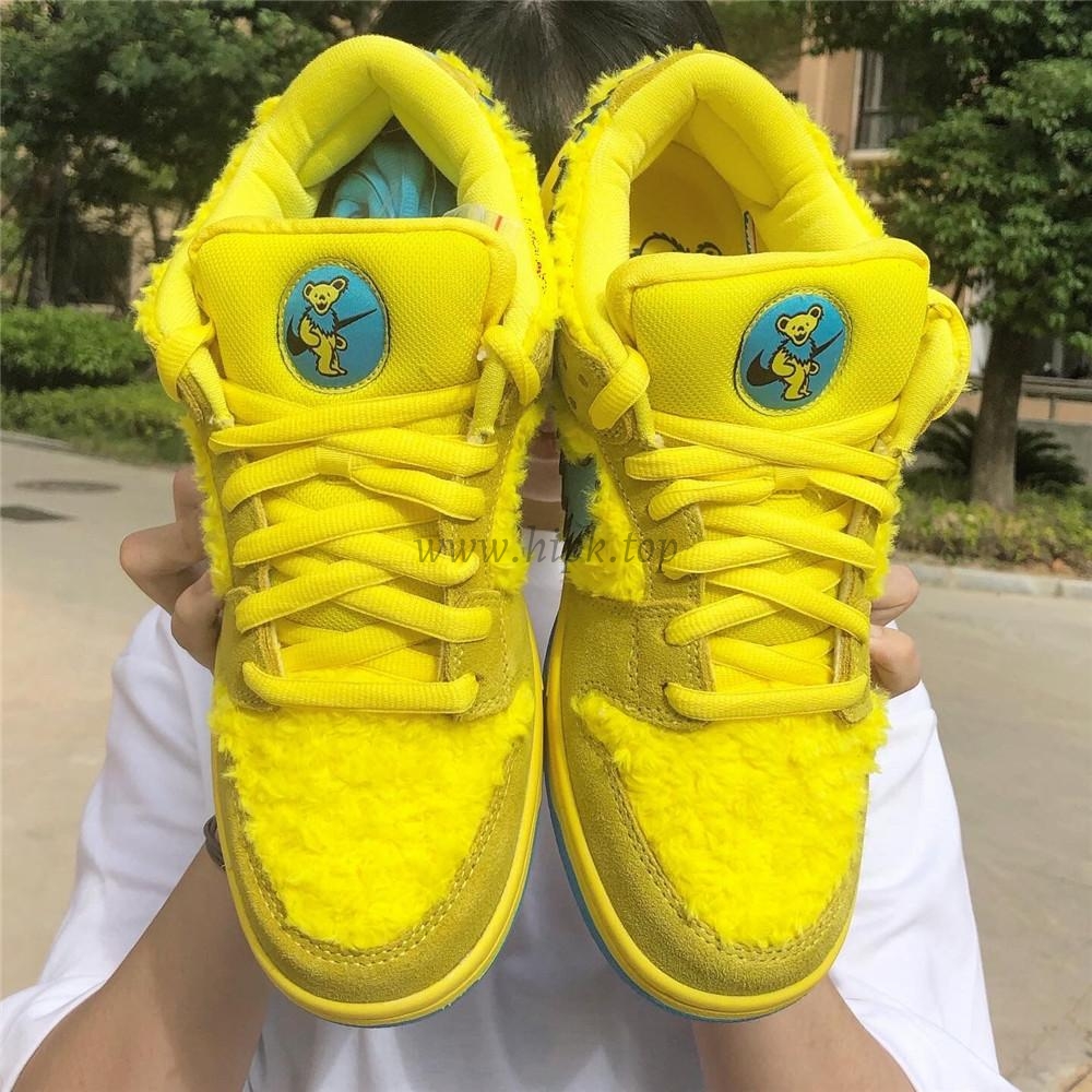 PKGOD exclusive Grateful Dead X SB dunk low pro Opti Yellow ready to ship