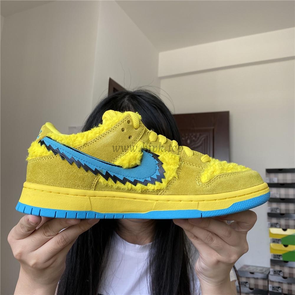 PKGOD exclusive Grateful Dead X SB dunk low pro Opti Yellow ready to ship