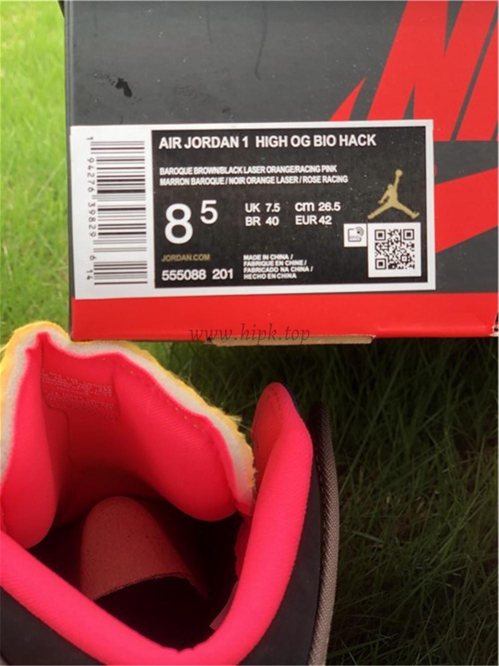 PK GOD Air Jordan 1 High OG “Bio Hack”retail materials ready to ship