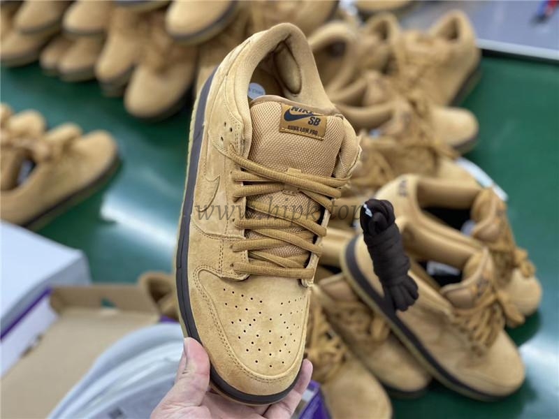 Pk God Sb dunk low wheat mocha retail materials ready to ship