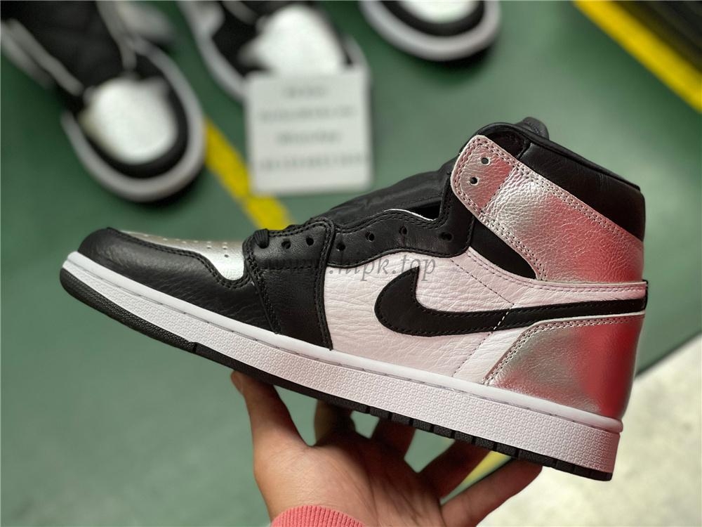 Pk god air Jordan 1 OG retro silver toe retail materials ready on March 10th