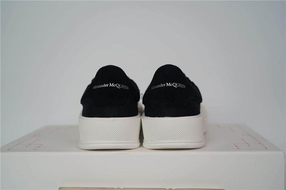 PK GOD ALXNDER MC MCQUEEN PARIS lowBlackSUEDE HEEL BEST VERSION READY TO SHIP