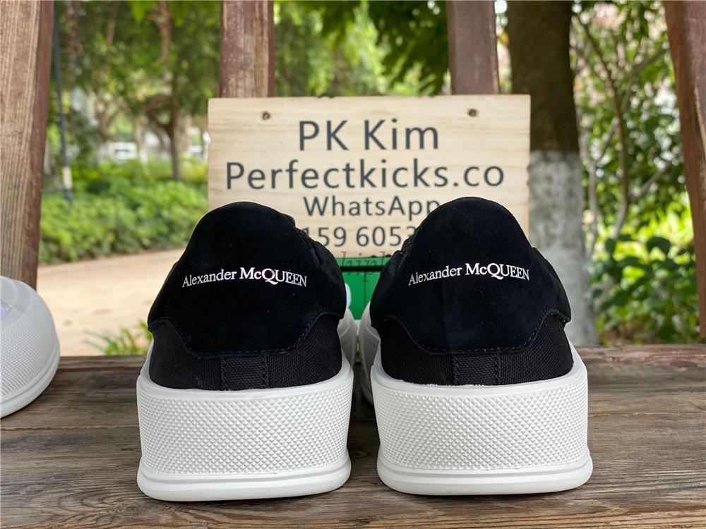 PK GOD ALXNDER MC MCQUEEN PARIS lowBlackSUEDE HEEL BEST VERSION READY TO SHIP