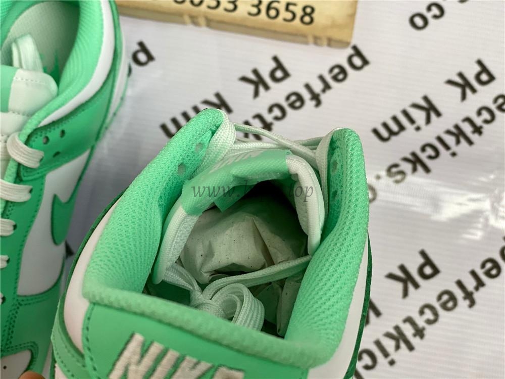 PK GOD nike dunk low Green Glow retail materials ready to ship