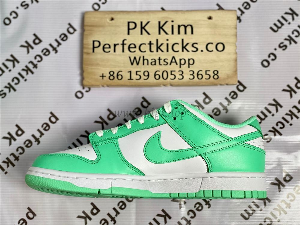 PK GOD nike dunk low Green Glow retail materials ready to ship