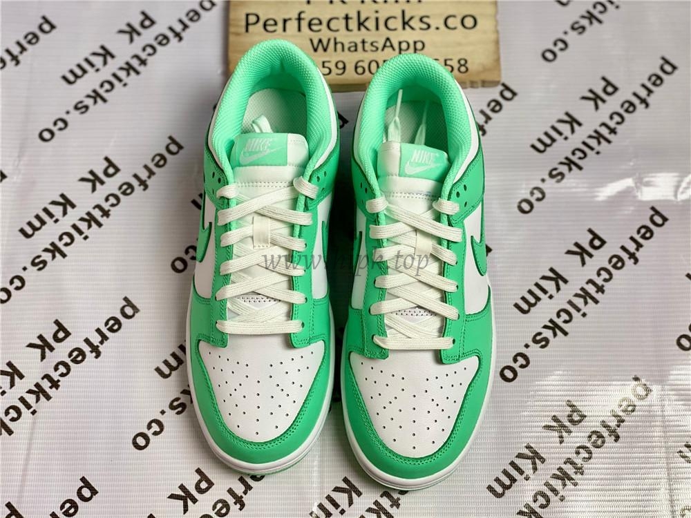 PK GOD nike dunk low Green Glow retail materials ready to ship