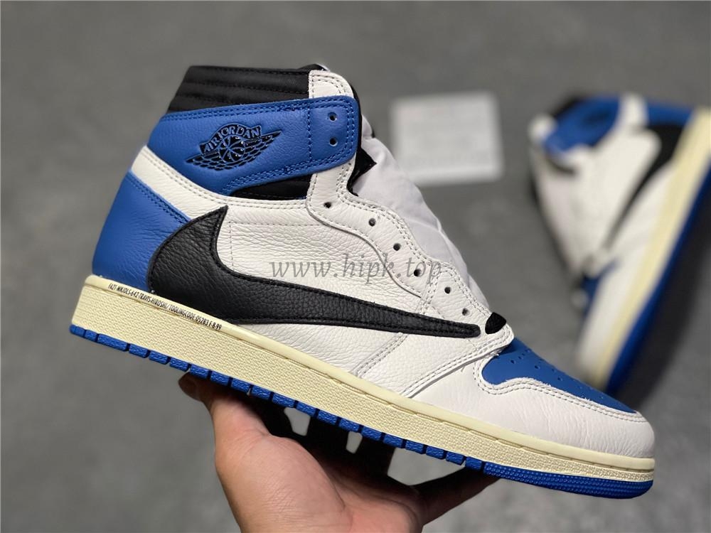 PK 4.0 Travis Scott X Fragment X Air Jordan 1 High OG retail materials ready to ship