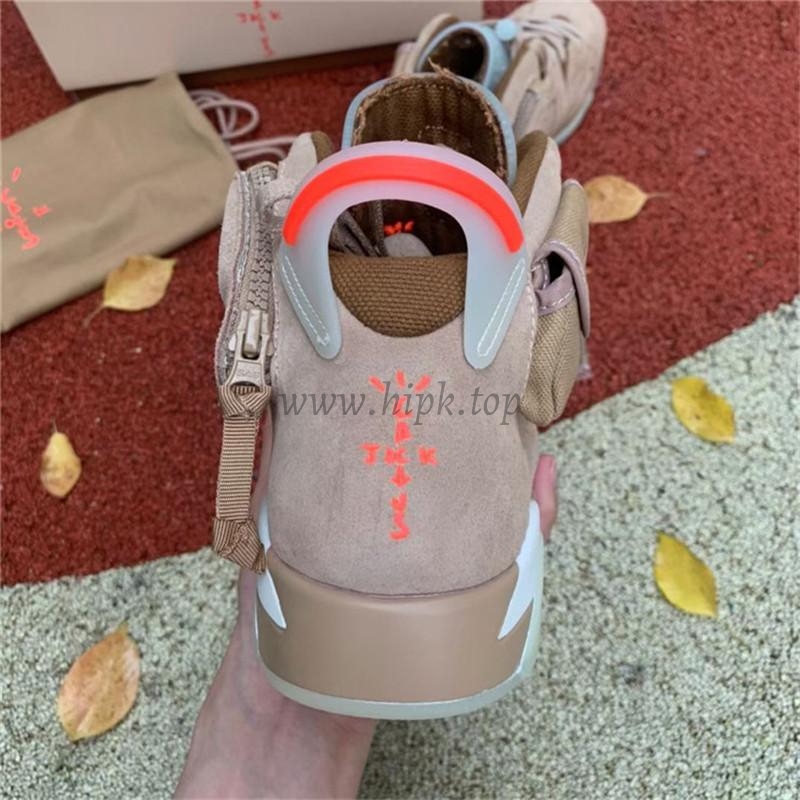 PK GOD Travis Scott x Air Jordan 6 Retro ‘British Khaki’ retail materials ready to ship