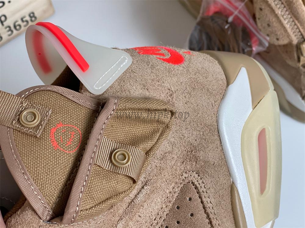 PK GOD Travis Scott x Air Jordan 6 Retro ‘British Khaki’ retail materials ready to ship