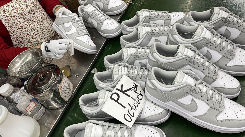 PK GOD nike dunk low photon dust retail materials ready to ship