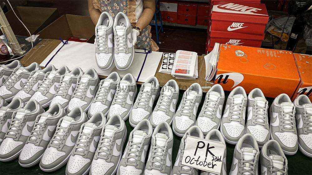 PK GOD nike dunk low photon dust retail materials ready to ship