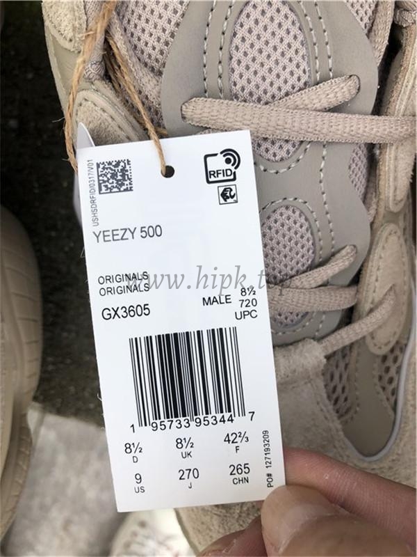 pk god Ad*s yeezy 500 “taupe light”retail materials ready to ship