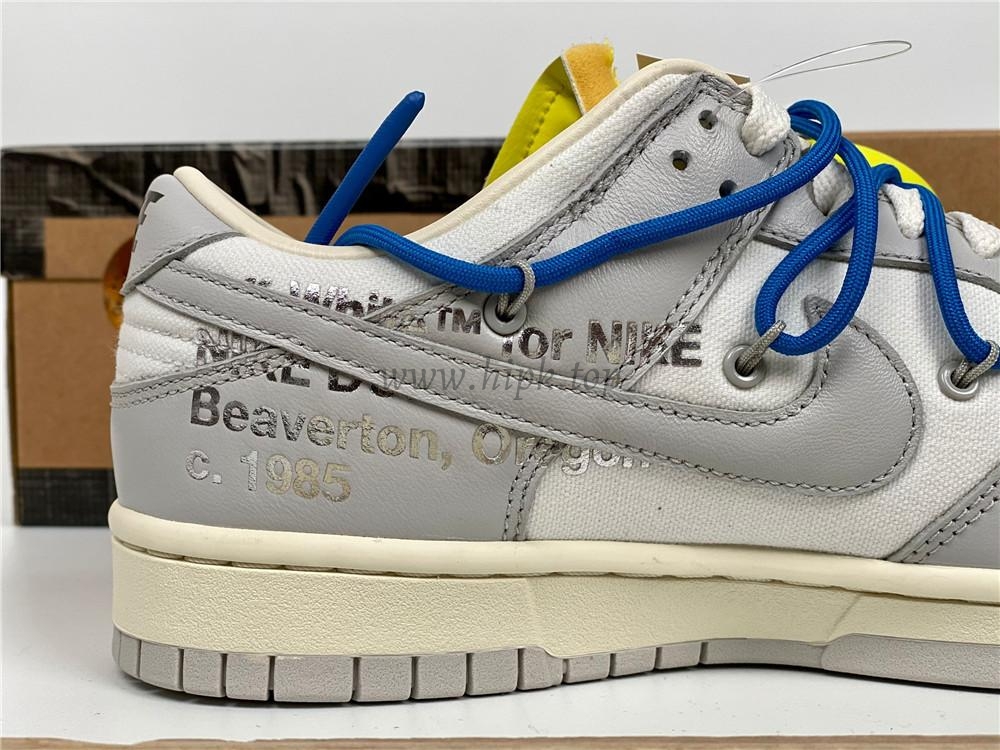 Pk God off white X dunk low the 50 NO.10 retail materials ready to ship