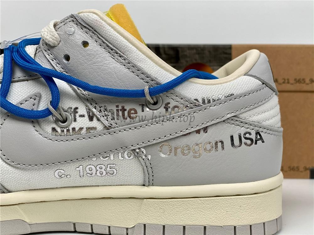 Pk God off white X dunk low the 50 NO.10 retail materials ready to ship