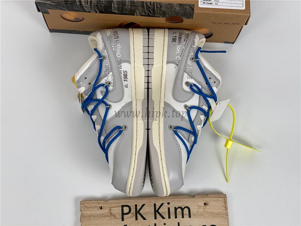 Pk God off white X dunk low the 50 NO.10 retail materials ready to ship