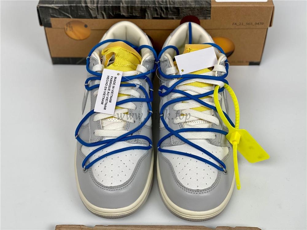 Pk God off white X dunk low the 50 NO.10 retail materials ready to ship