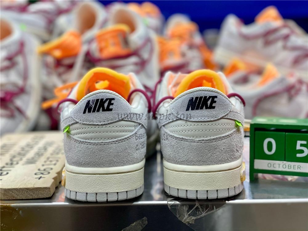 Pk God off white X dunk low the 50 NO.35 retail materials ready to ship