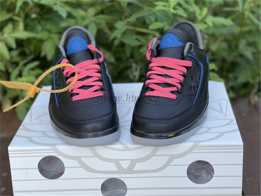 PK God OFF-WHITE x Air Jordan 2 blue Low retail materials ready to ship