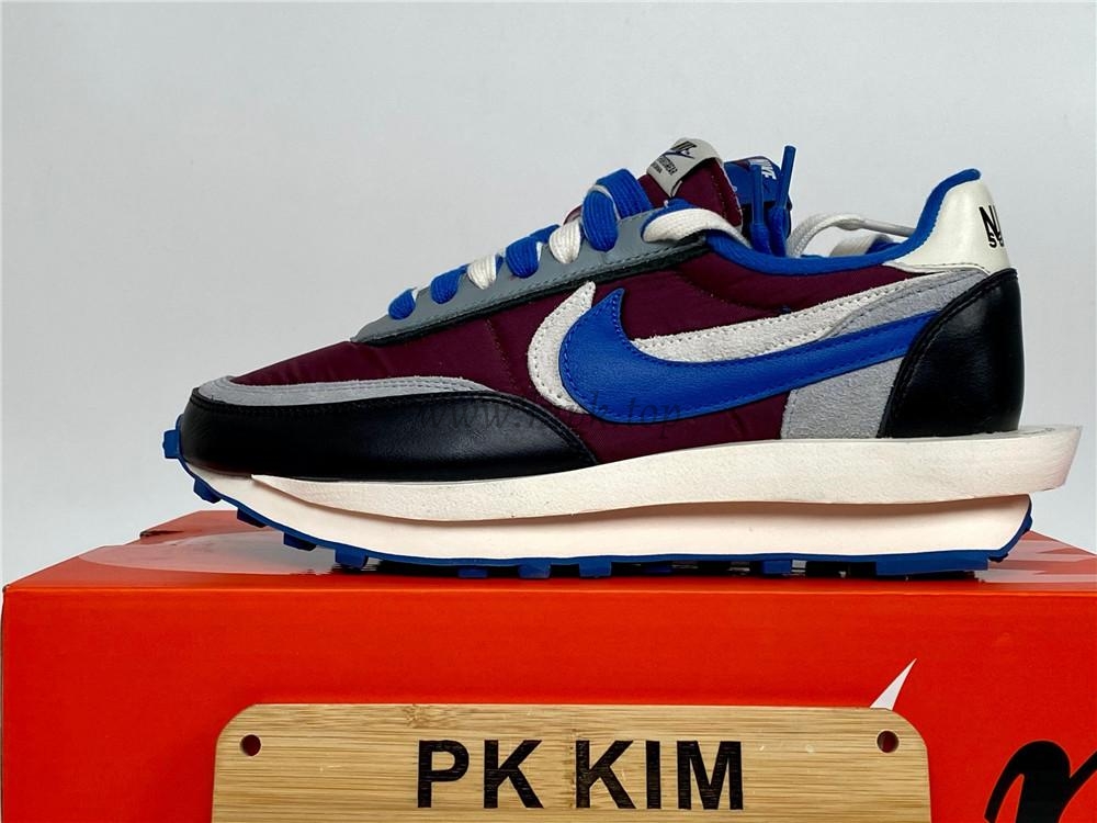 PK God LDWaffle x sacai x UNDERCOVER Night Maroon and Team Royal retail materials ready to ship