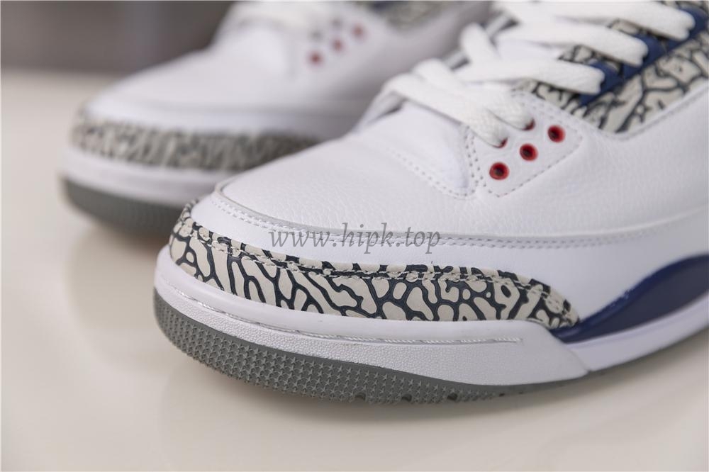 Authentic Air Jordan III Retro True Blue Best Version