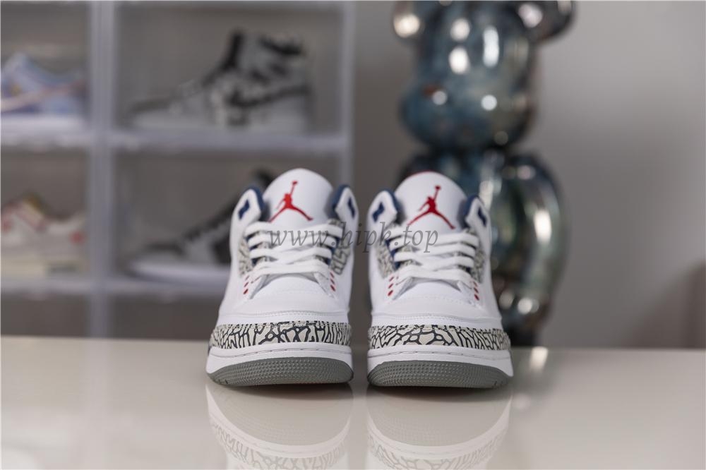 Authentic Air Jordan III Retro True Blue Best Version