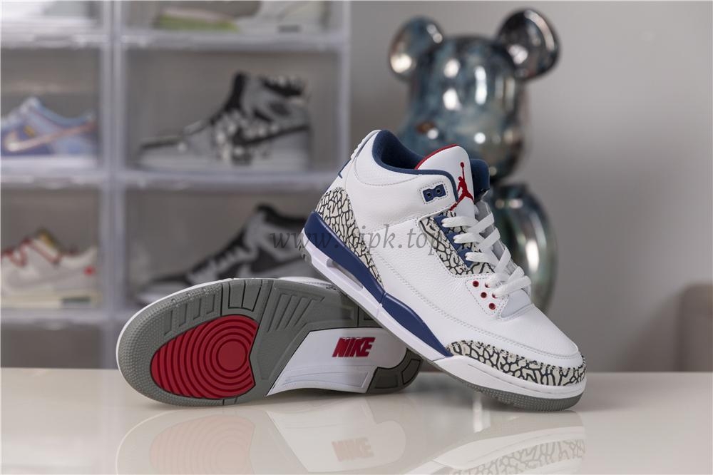 Authentic Air Jordan III Retro True Blue Best Version