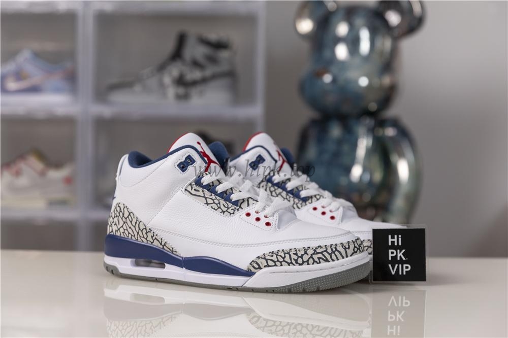 Authentic Air Jordan III Retro True Blue Best Version