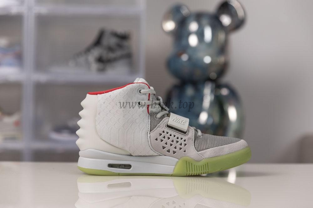 God Air Yeezy 2 Wolf Grey/ Pure Platinum Real materials Limited pairs