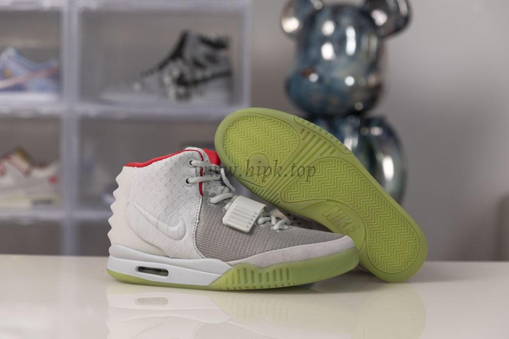 God Air Yeezy 2 Wolf Grey/ Pure Platinum Real materials Limited pairs