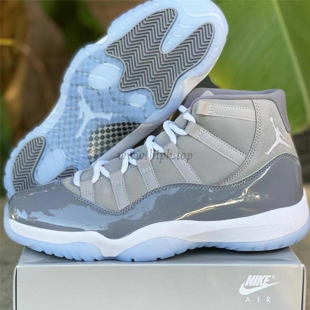 PK GOD Air Jordan 11 cool grey retail materials ready to ship