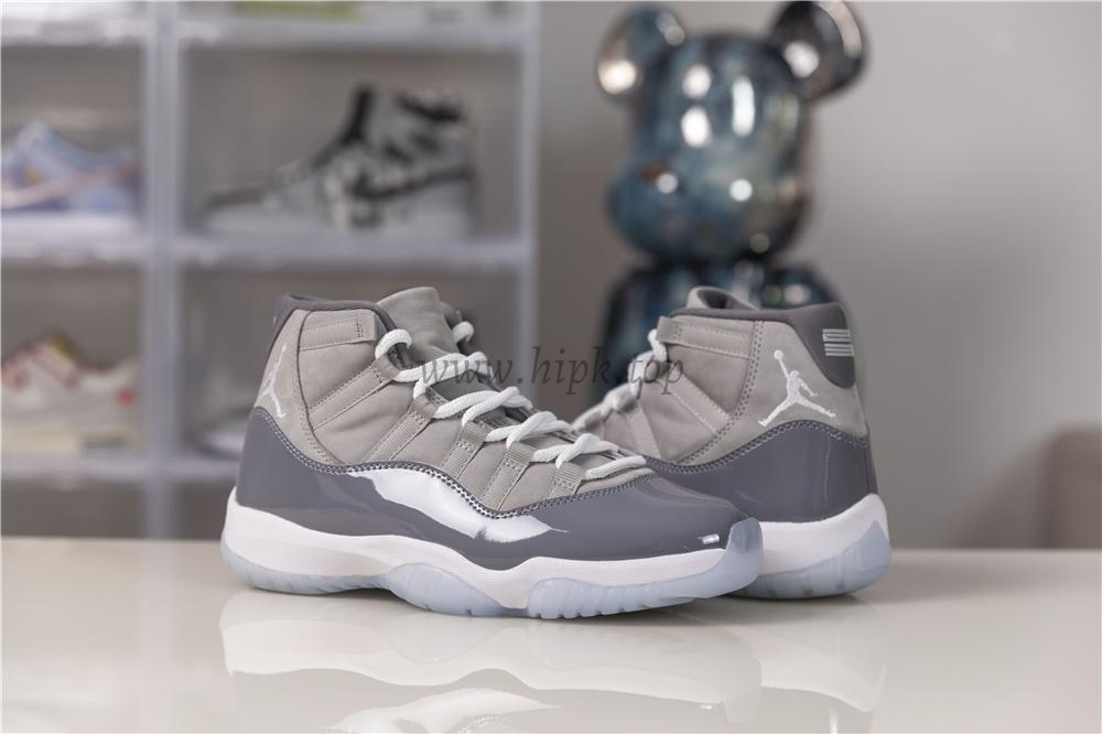 PK GOD Air Jordan 11 cool grey retail materials ready to ship