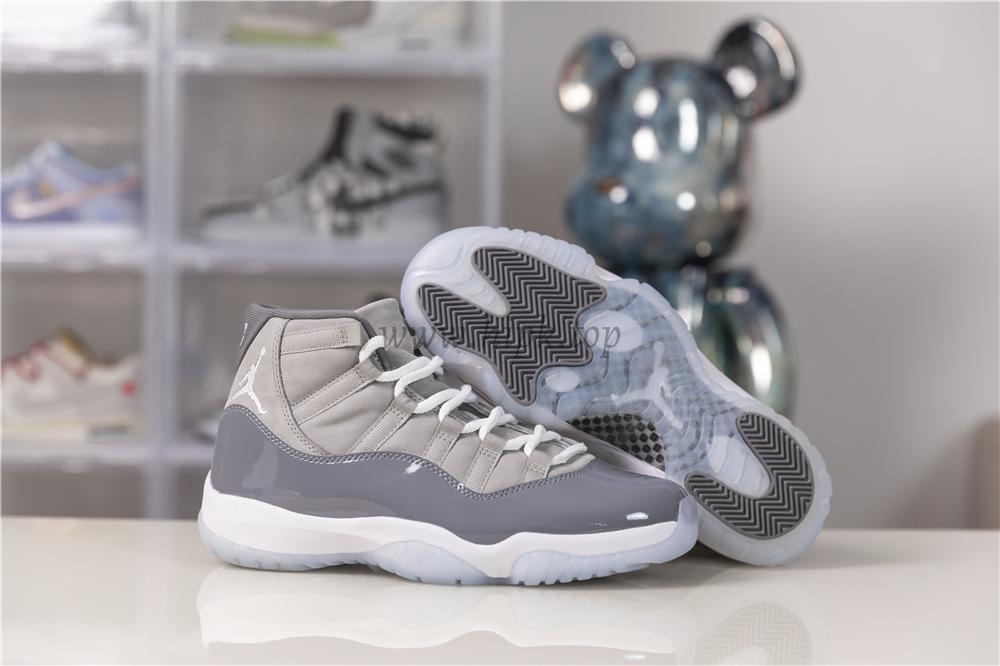 PK GOD Air Jordan 11 cool grey retail materials ready to ship