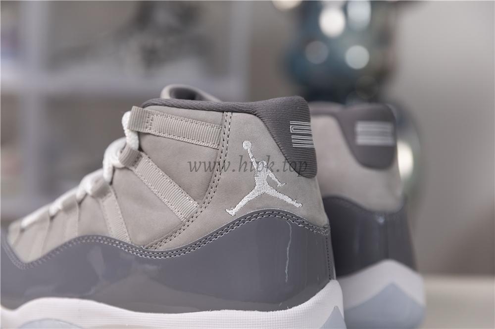 PK GOD Air Jordan 11 cool grey retail materials ready to ship