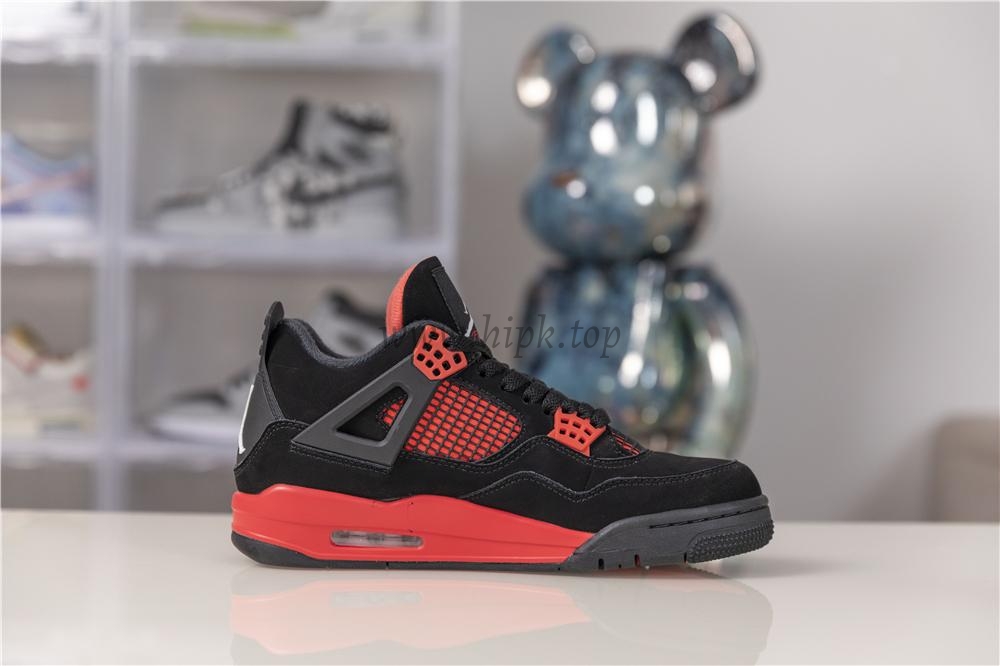 PK God Air Jordan 4 “Red Thunder”retail materials ready to ship